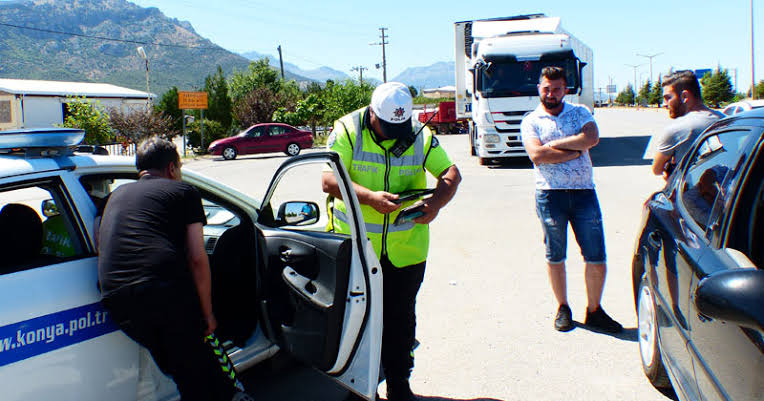 Konya-Antalya kara yolunda trafik yoğunluğu