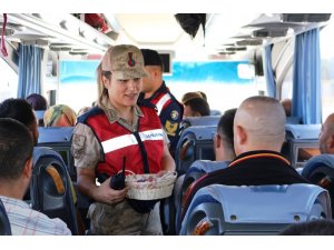 Jandarmadan droneli trafik denetimi