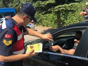 Jandarmadan ‘bayram şekerli’ denetim