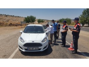 Yavuzeli’nde trafik denetlemesi