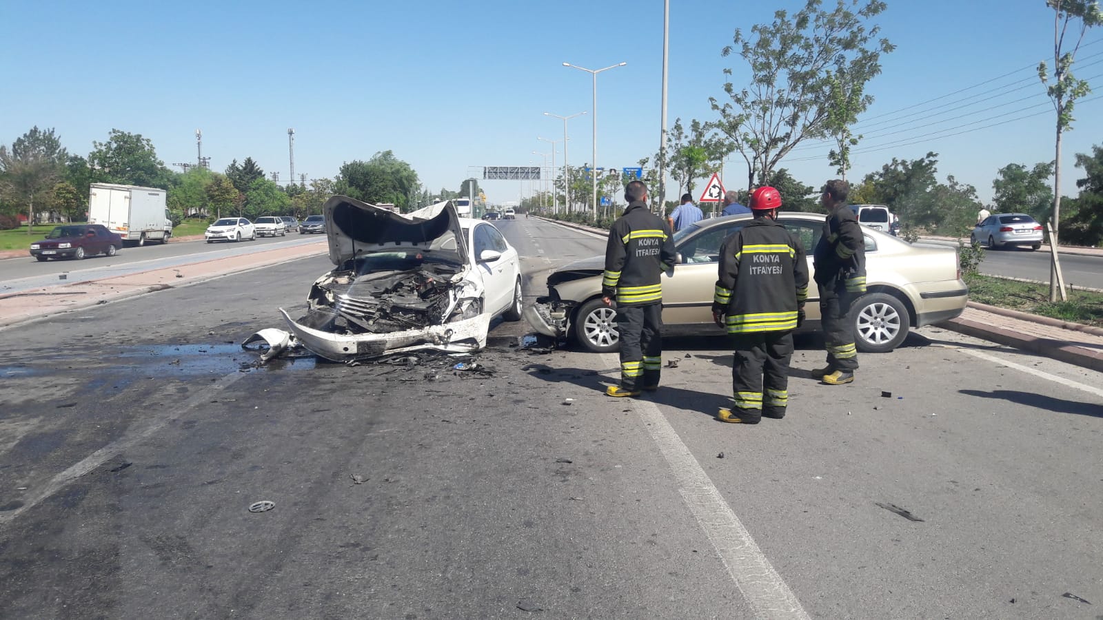 Konya'da trafik kazası: 5 yaralı