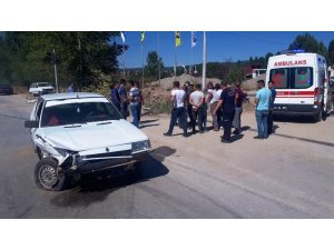 Hisarcık’ta trafik kazası: 2 yaralı