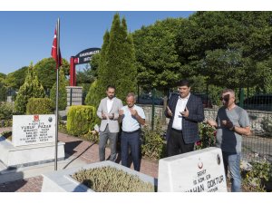 Kahramankazan'da şehitlik ziyareti