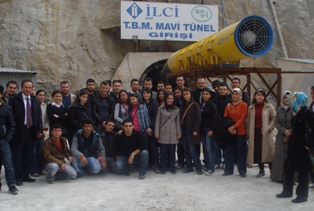 Hadim MYO öğrencileri Mavi Tünel’i inceledi