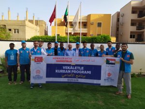 Türkiye Diyanet Vakfı'ndan Sudan'da kurban eti dağıtımı