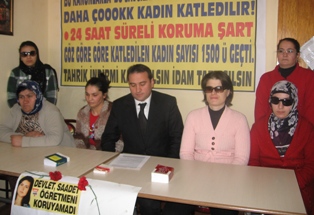 Artık kadınlar şiddet görmesin