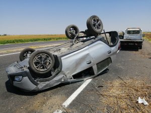 Şanlıurfa'da otomobil devrildi: 5 yaralı