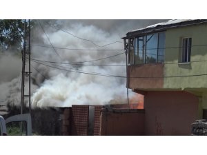 Kars’ta korkutan yangın