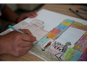 Bipolar ve şizofreni hastalarının resim sergisi heyecanı