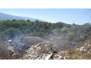 İnegöl’de korkutan orman yangını