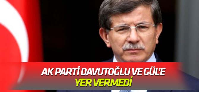 AK Parti'nin yayımladığı görselde Gül ile Davutoğlu'nun seçildiği tarihler yer almadı
