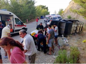 Safari cipi devrildi: 6’sı yabancı uyruklu 16 yaralı