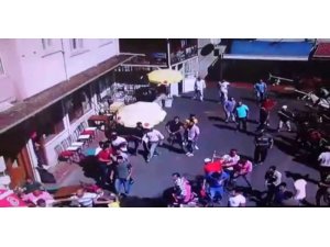 Büyükada’daki faytoncularla akülü araç sahipleri arasında kavga kamerada