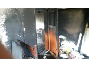 Besni’de ev yangını
