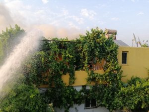 Ortaca’da ev yangını