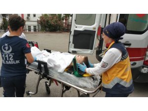 Samsun’da 5. kattan düşen küçük çocuk ağır yaralandı