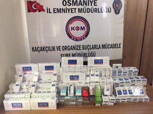 Evin ahırında gizlenen 805 paket kaçak sigara ele geçirildi