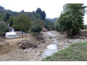 Düzce'de sel bölgesindeki çalışmalar yeniden başladı