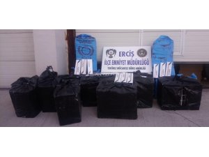 Van’da 7 bin 900 paket kaçak sigara ele geçirildi