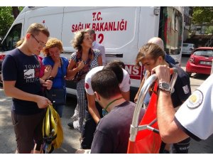 Yangında oğlunun ayakları yanan annenin gözyaşları