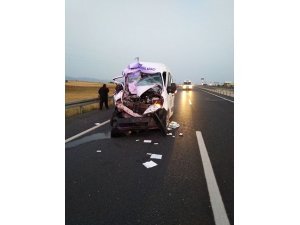 Konya'da trafik kazası: 1 yaralı