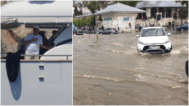 Tatilden dön başkan... İstanbul'u sel aldı Sayın İmamoğlu neredesiniz?
