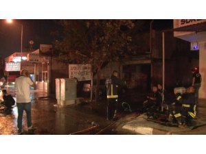 Sanayi sitesinde çıkan yangında faciadan dönüldü