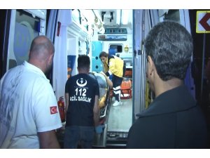 Tarabya Sahilinde denize minibüs düştü, 6 kişi yaralandı