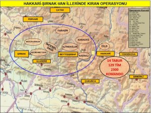 Terör örgütü PKK’ya “Kıran Operasyonu”