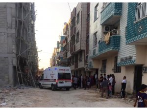 Şanlıurfa’da inşaat iskelesi çöktü: 5 yaralı