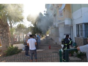 Didim’de mutfakta çıkan yangın korkulu anların yaşanmasına neden oldu