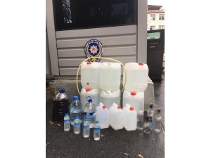 Fatih’te sahte alkol operasyonu