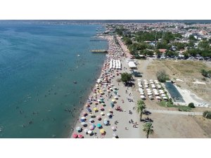 Yerli ve yabancı turistler Balıkesir sahillerinden vazgeçemiyor