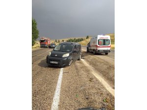 Trafik kazası 1’i ağır 4 yaralı