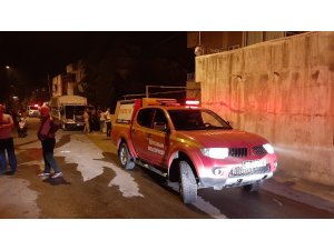 Odunlukta çıkan yangın korkuttu