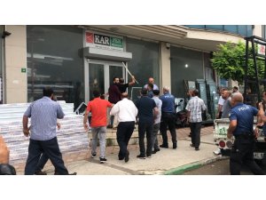 Esnafın sopalı park kavgası....