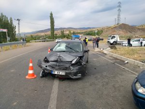 Suşehri'nde trafik kazası: 1 yaralı