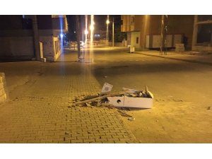 Silopi’de kaçağı önleyen panolar tahrip edildi