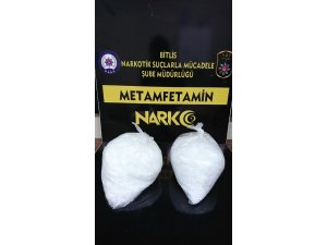 Bitlis’te 1 kilo 888 gram metanfetamin ele geçirildi