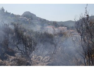 Fethiye’deki yangın kısa sürede söndürüldü