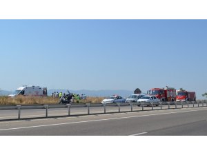 Tekirdağ’da otomobil şarampole uçtu: 2 yaralı