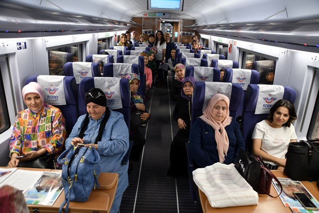 Konya yolcuları uğurlandı
