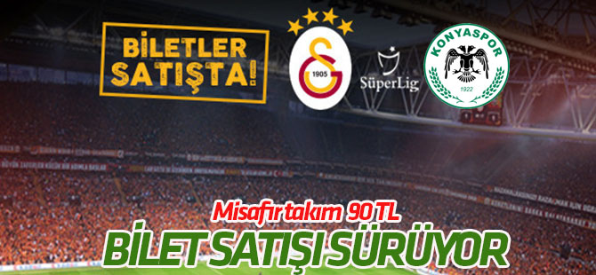 Galatasaray-Konyaspor maçı bilet satışları sürüyor