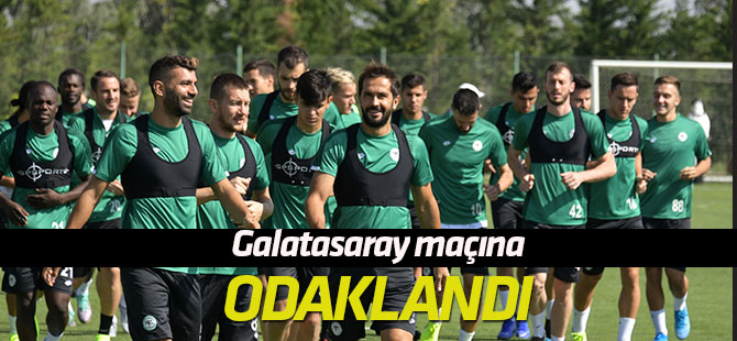 Konyaspor, Galatasaray maçına odaklandı