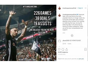 Quaresma’dan ayrılık açıklaması