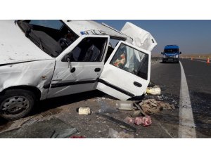 Trafik kazası 2’si ağır 4 yaralı