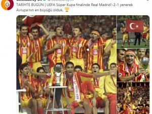 Galatasaray’dan UEFA Süper Kupa’nın yıl dönümü paylaşımı