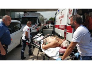 Kafasına demirle vurulan şahıs ağır yaralandı