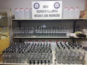 Başkentte sahte içki operasyonu