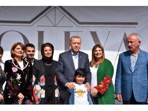 Erdoğan, oğlunu terörden kurtaran anne ile görüştü